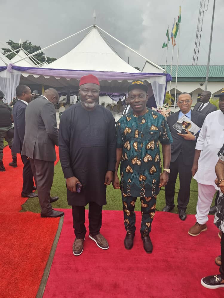Chief Tony Amechi and Prof. Charles Soludo, the Governor of Anambra State